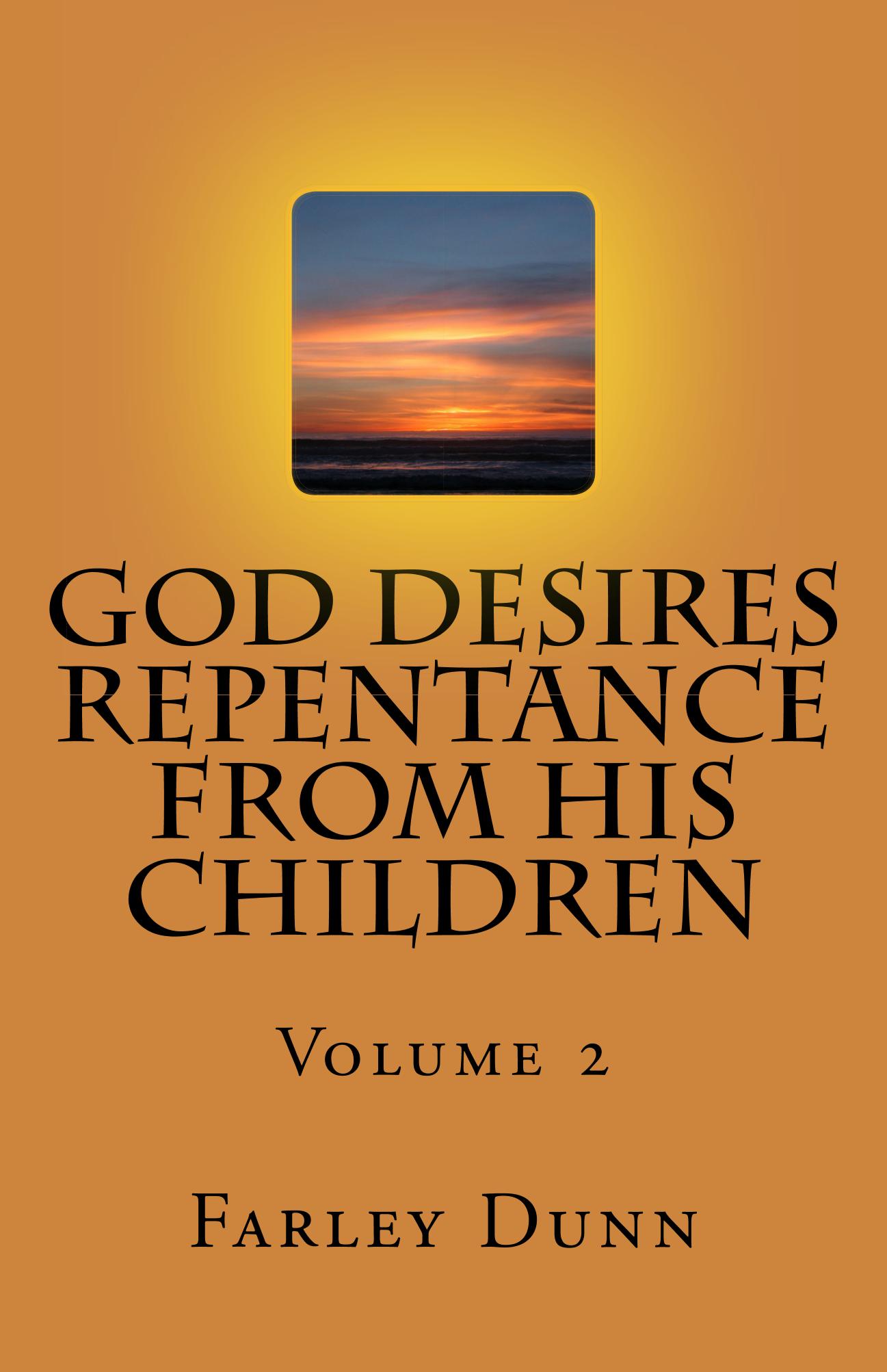 God Desires Repentan Cover for Kindle vol2